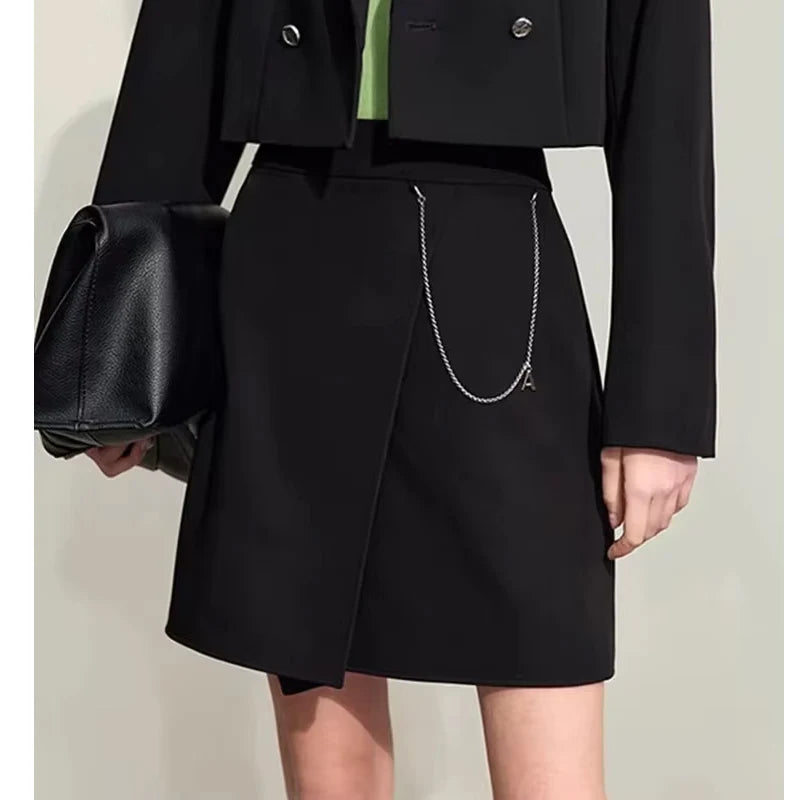 Minimalist Casual Shorts Skirts