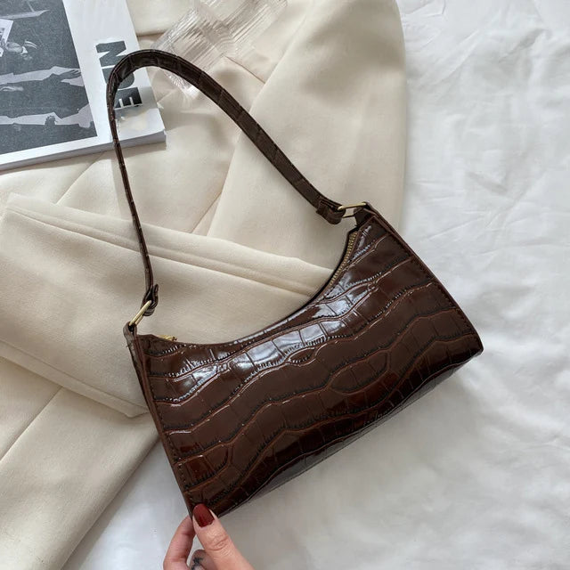 Leather Armpit Handbag