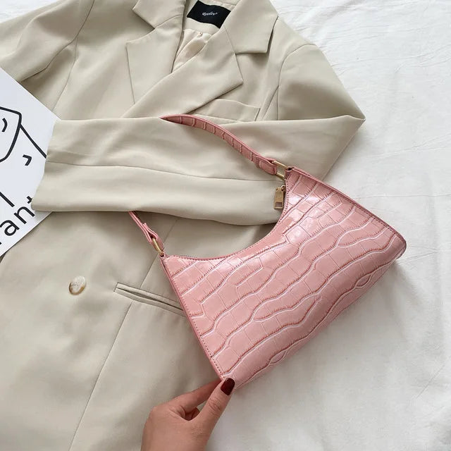 Leather Armpit Handbag