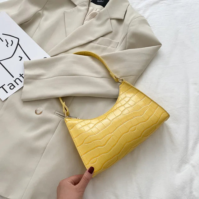 Leather Armpit Handbag
