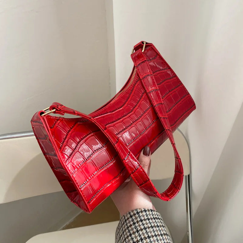 Leather Armpit Handbag