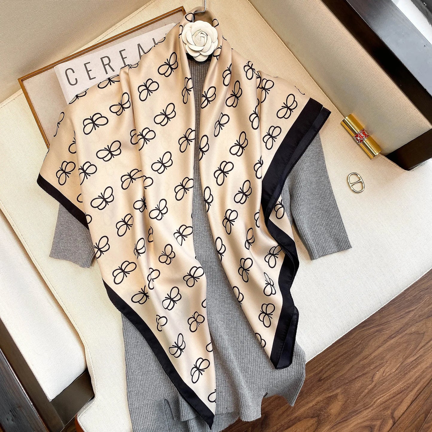 90*90cm Women Scarf Silk