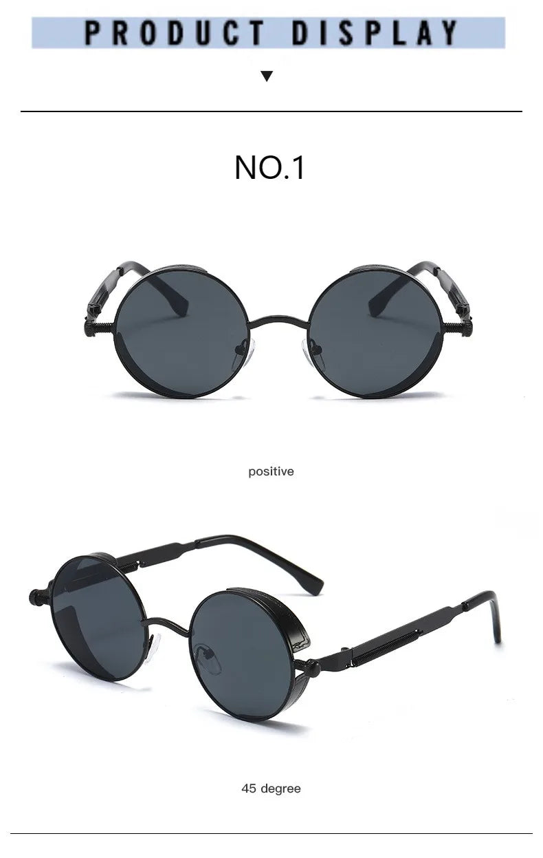 Metal Steampunk Sunglasses