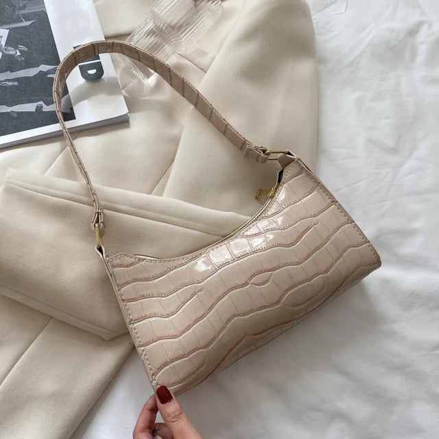 Leather Armpit Handbag