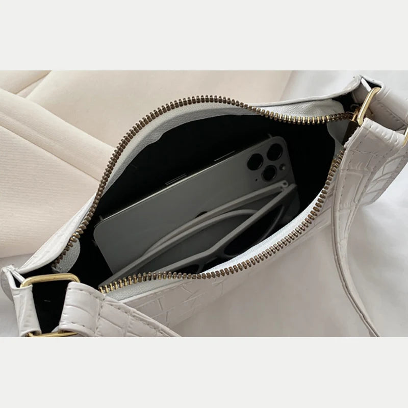 Leather Armpit Handbag