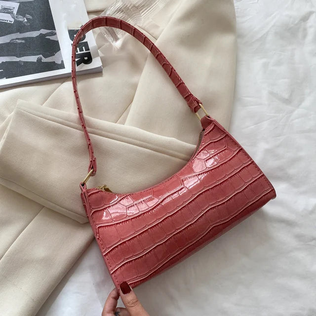Leather Armpit Handbag