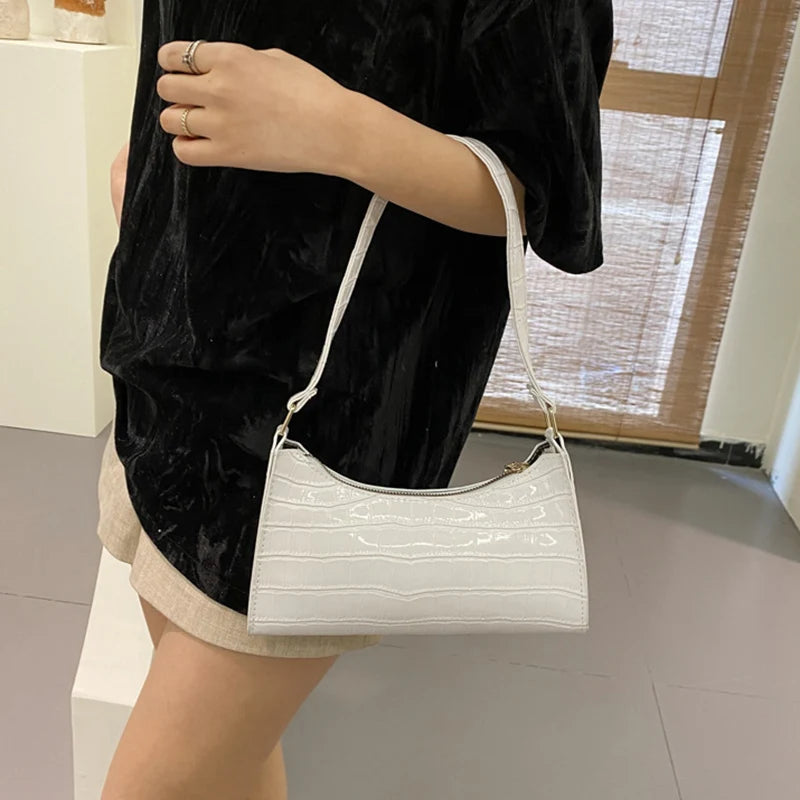 Leather Armpit Handbag