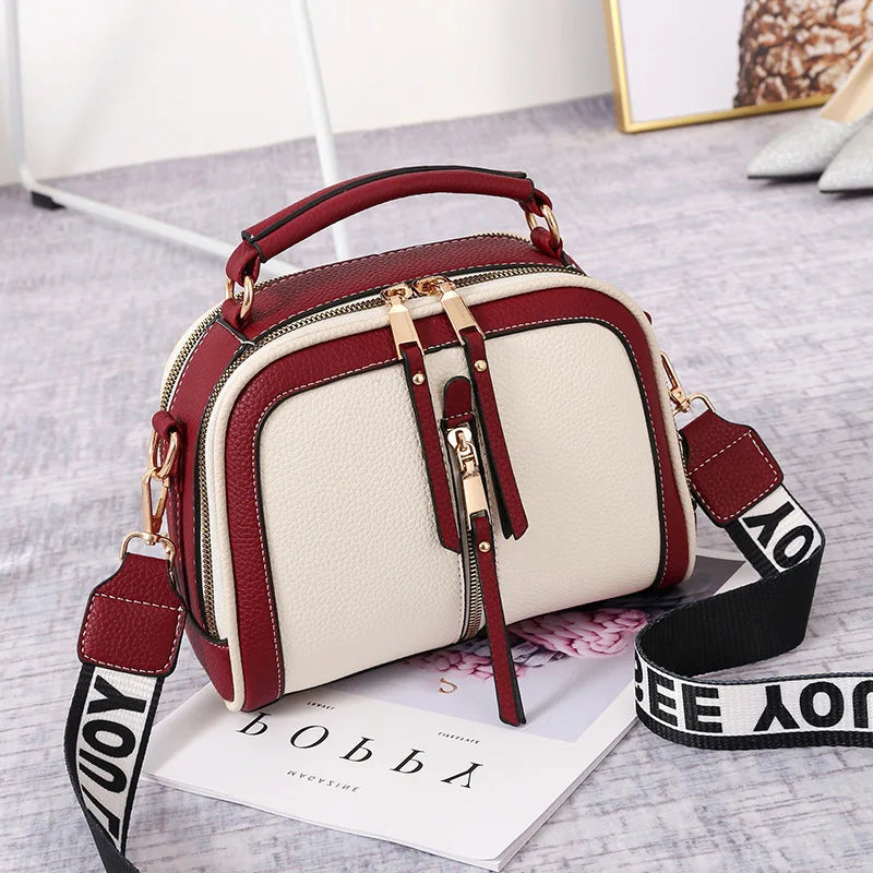 Small Handbag Wide Strap Purse