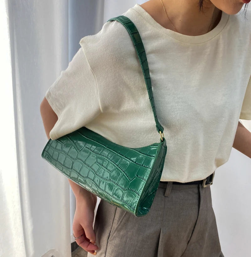 Leather Armpit Handbag
