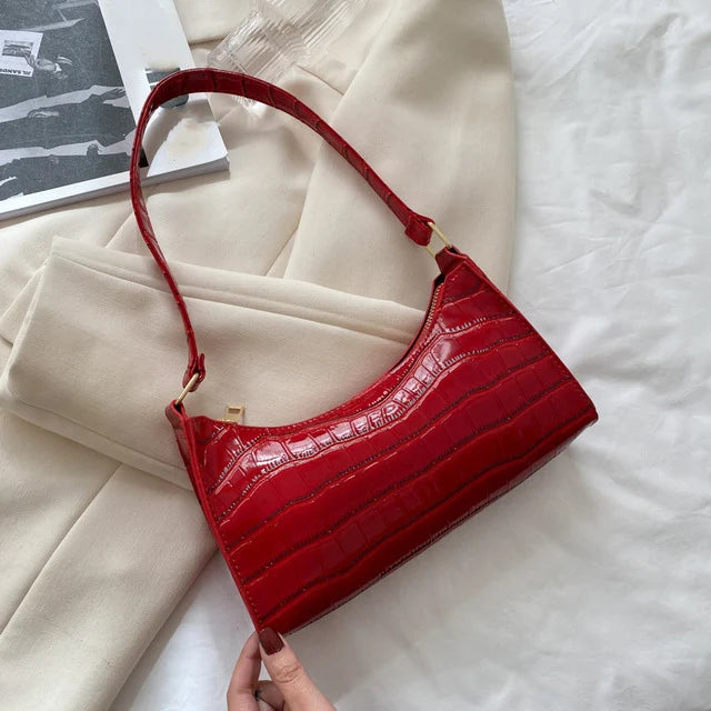 Leather Armpit Handbag