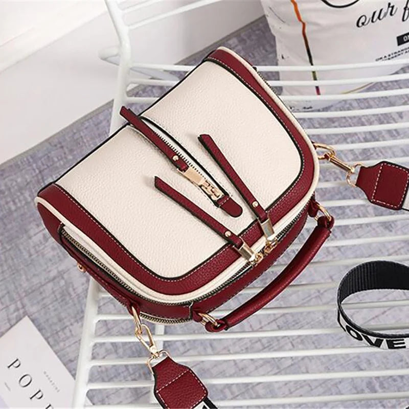 Small Handbag Wide Strap Purse
