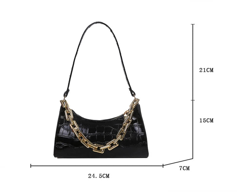 Leather Armpit Handbag
