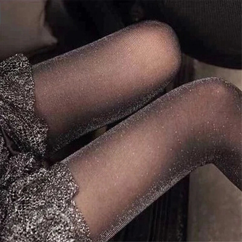 Shiny Pantyhose Glitter Stockings
