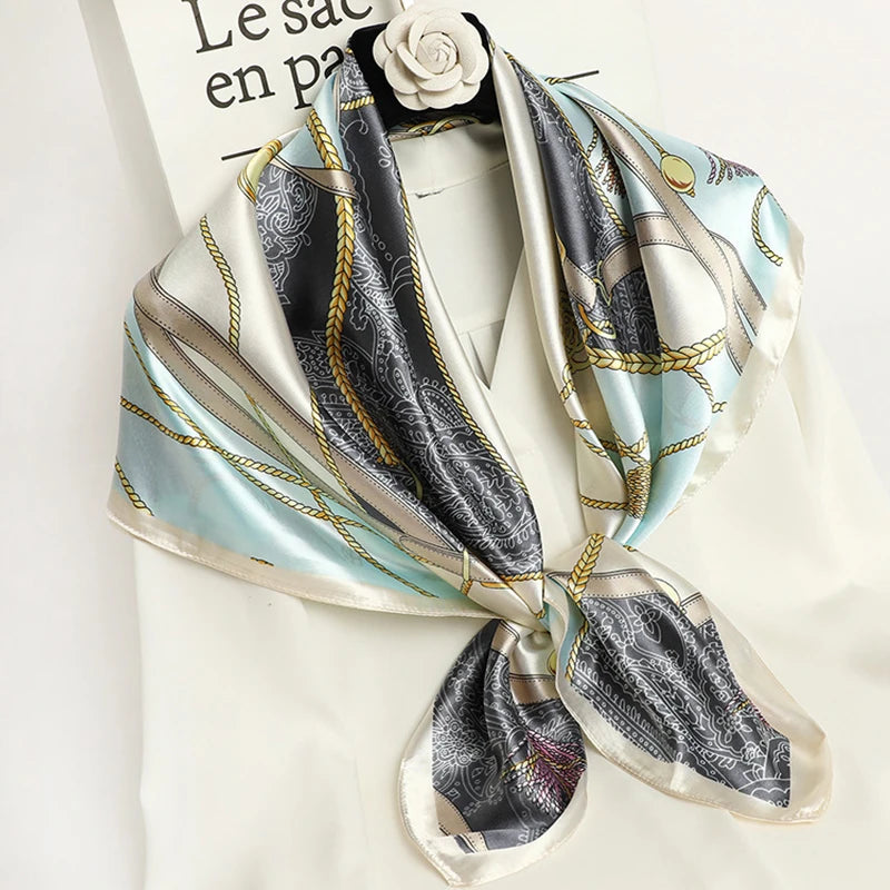 90*90cm Women Scarf Silk