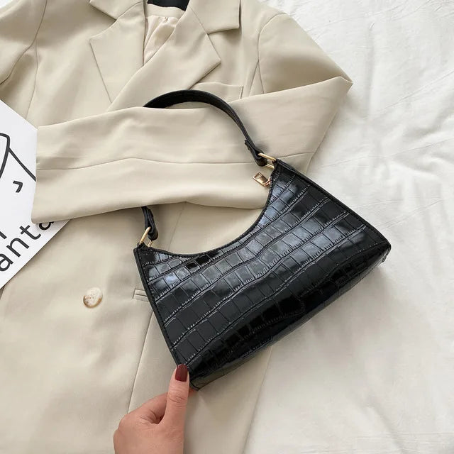 Leather Armpit Handbag