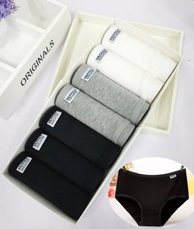 7Pcs/Lot Plus Size Underwear Women's Panties Cotton