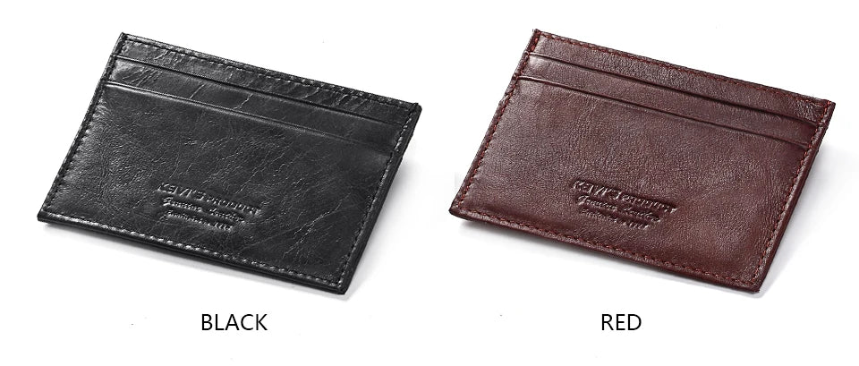 100% Genuine Leather Minimalist Card Holder
