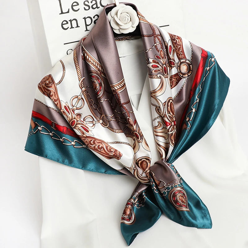 90*90cm Women Scarf Silk