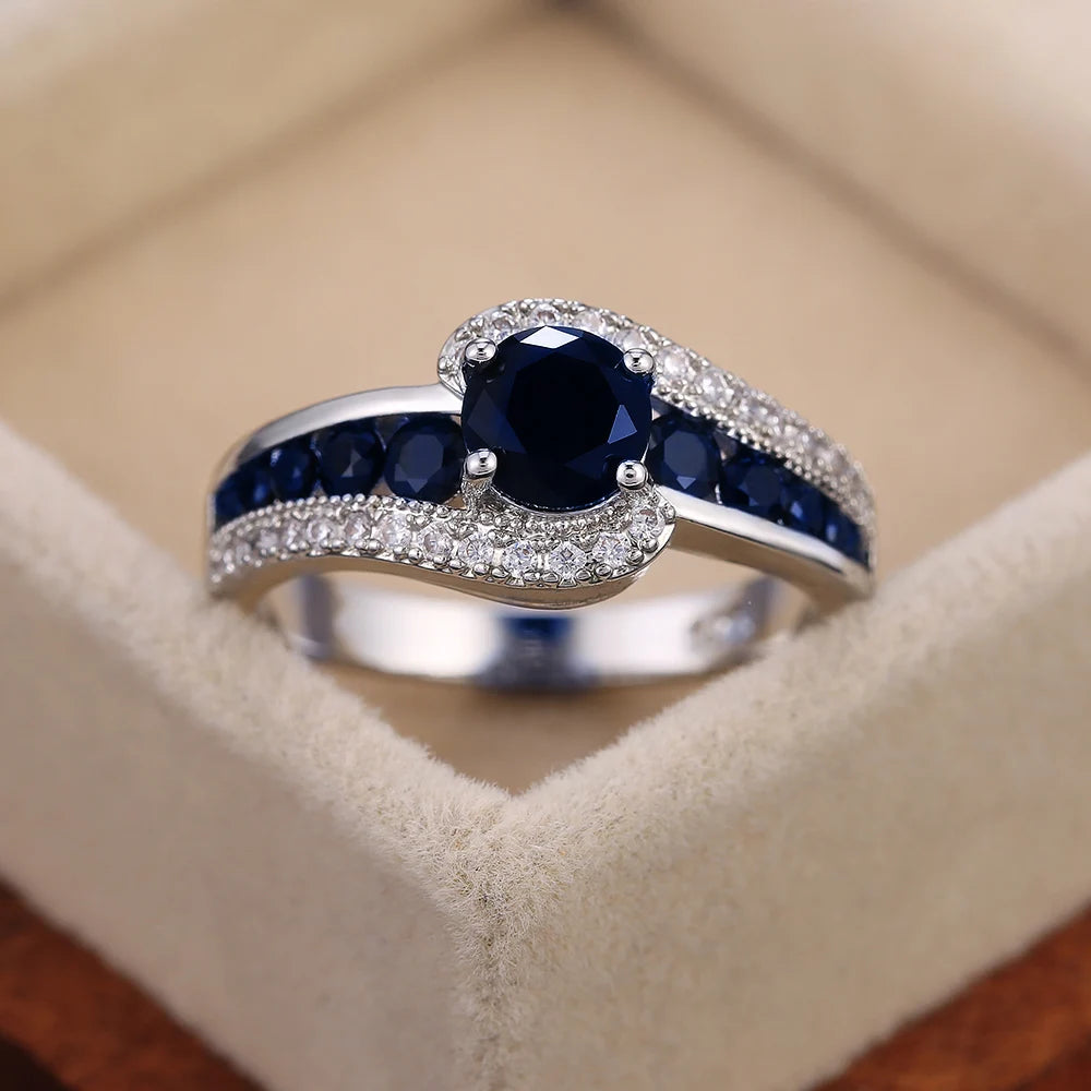 Black Stone Wedding Ring
