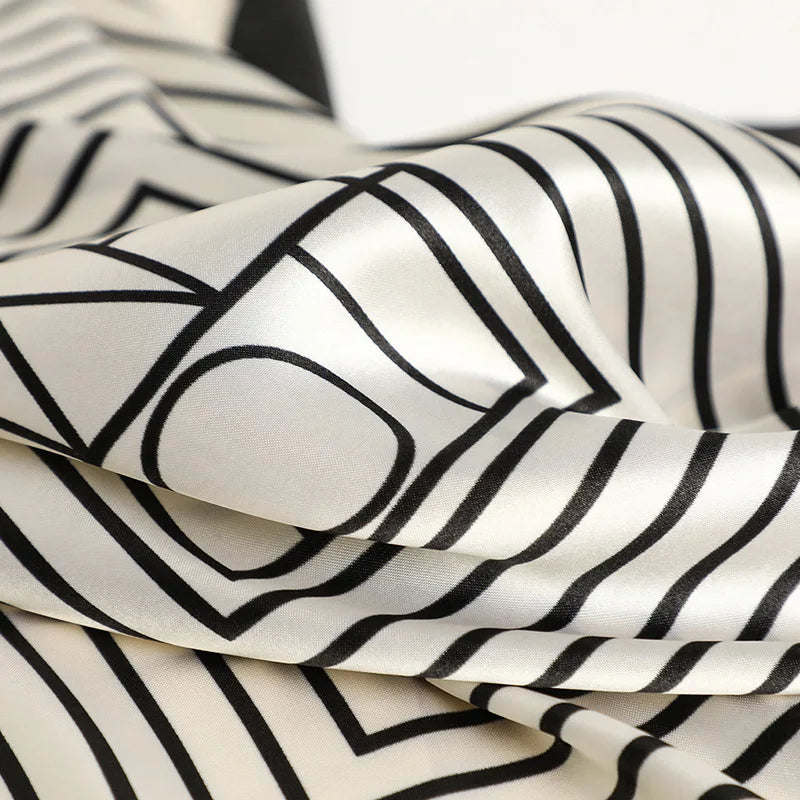 Silk Satin Square Scarf