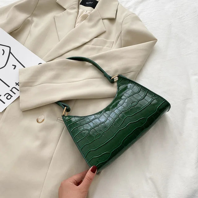 Leather Armpit Handbag