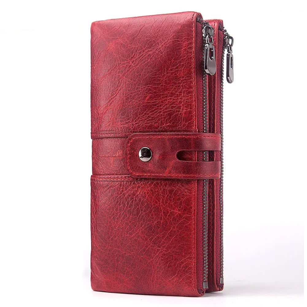 Women's Wallet Genuine Leather Long Clutch