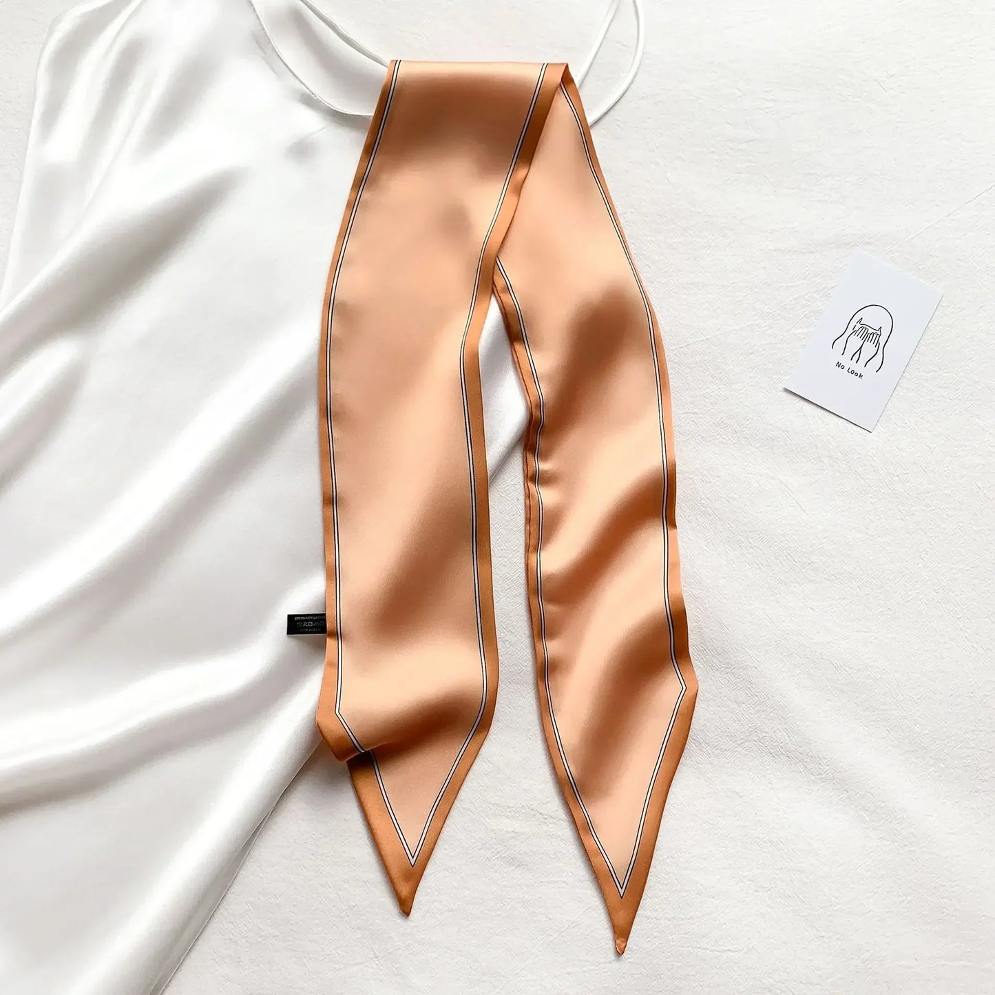 Fashion Print Hair Ribbon Scarf