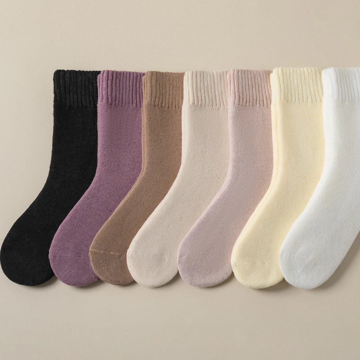 Women's Warm Solid Color Floor Socks