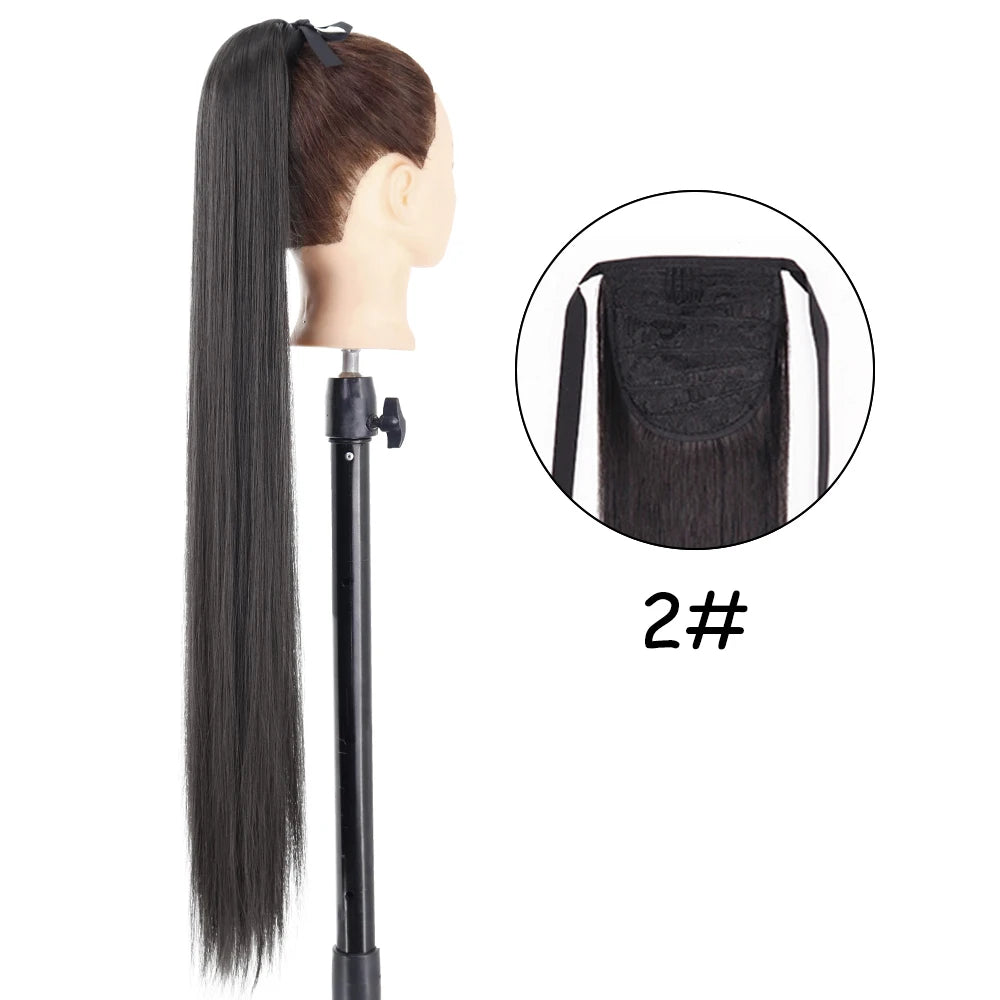 34inches Synthetic Ponytail Hair Extension