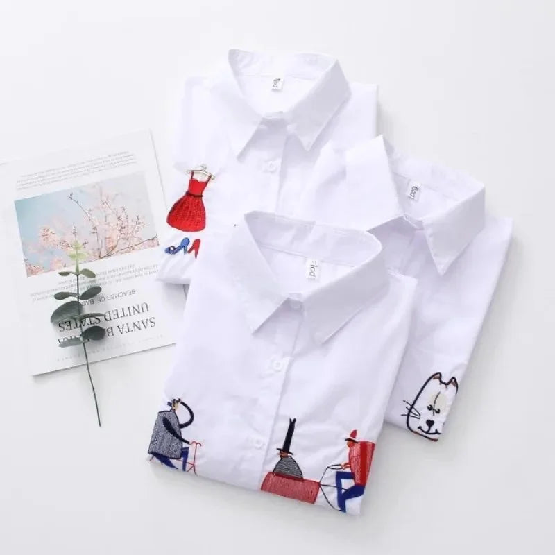 Women Spring Autumn Style Long Sleeve Blouses