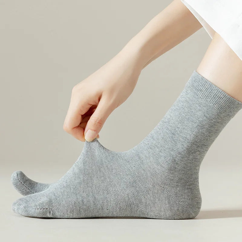 Japanese Men And Women's Summer Fiber Double Fingered Socks