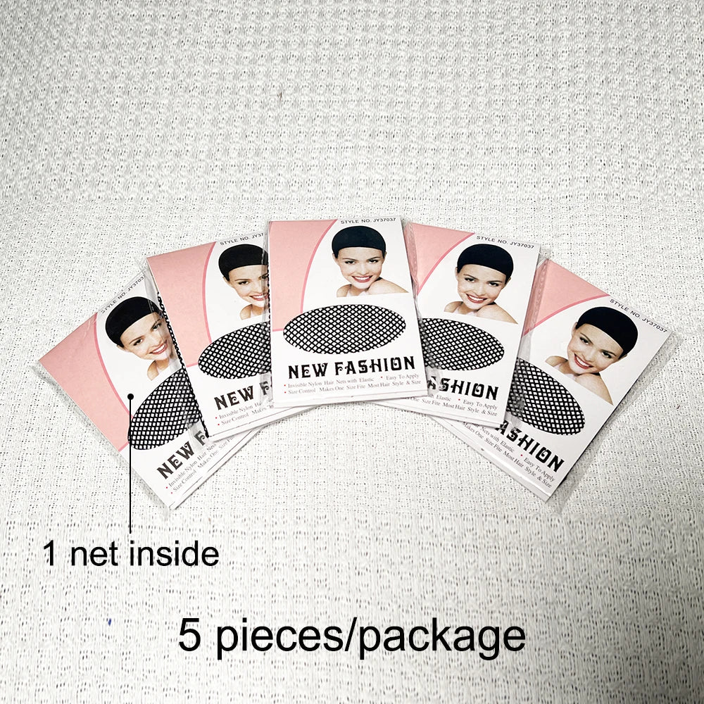 5 Pieces/Package High Quality Stretchable Elastic Hair Nets