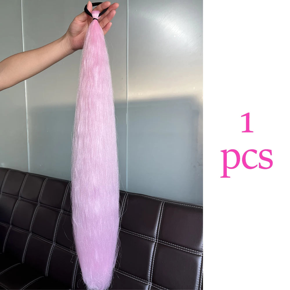 Synthetic Colorful Ponytail Extension