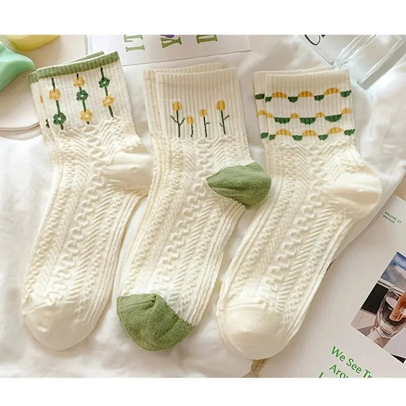 Retro Floral Socks