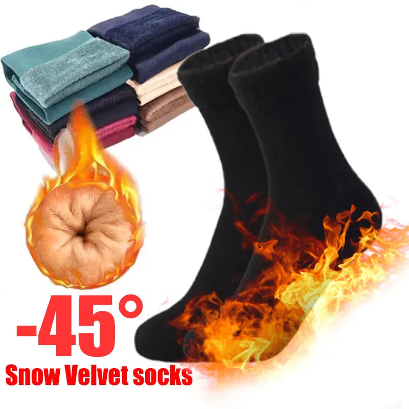 Warm Solid Women Socks