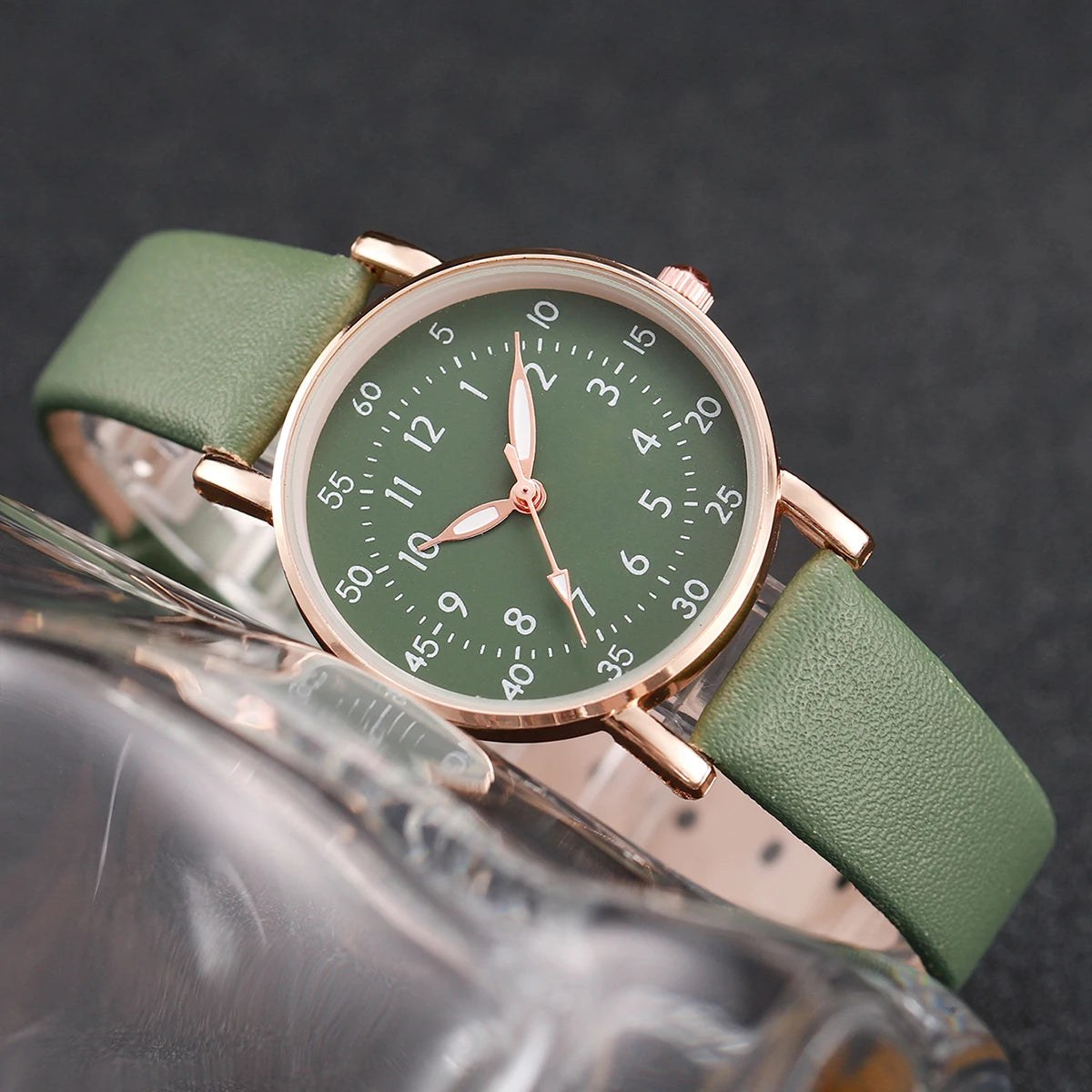 Quartz Watches Flower Bracelet Set