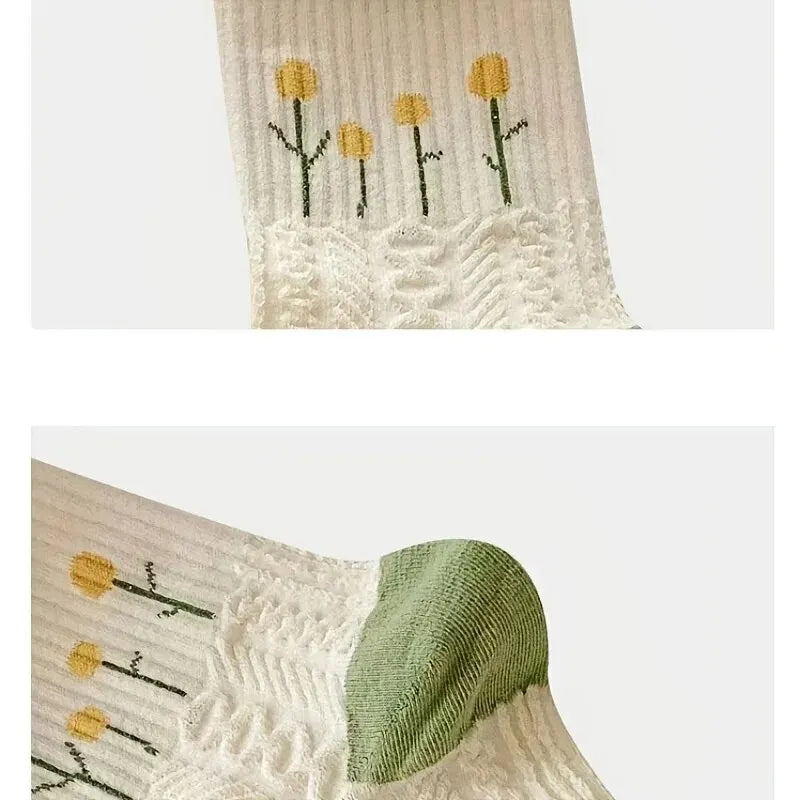Retro Floral Socks