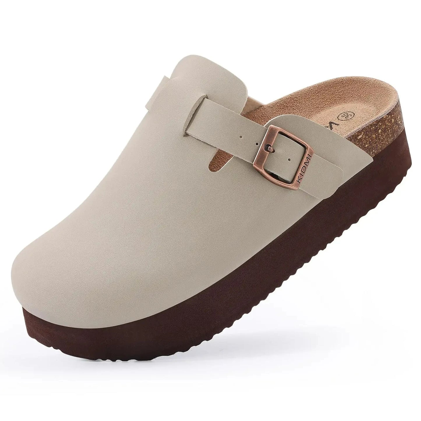 Classic Cork Antislip Outdoor Slippers With Arch Support