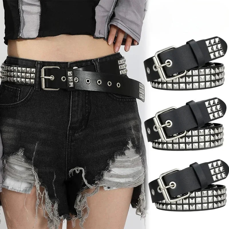 Metal Pyramid Belt