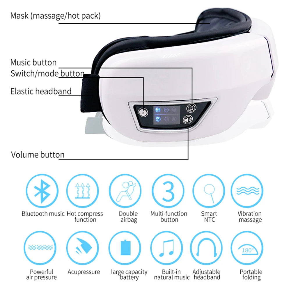 6D Smart Eye Massager Vibration