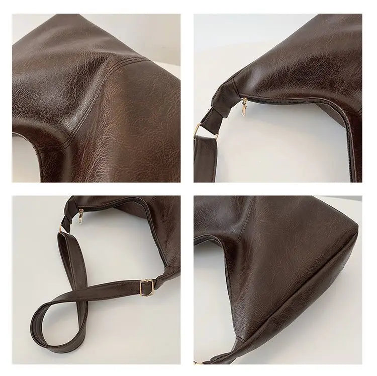 Leather Commuter Fashion Vintage Casual Tote Bag