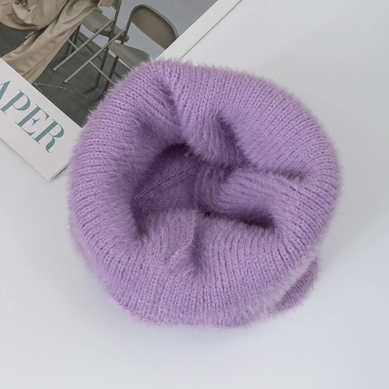 Candy Colors Earflap Winter Hat