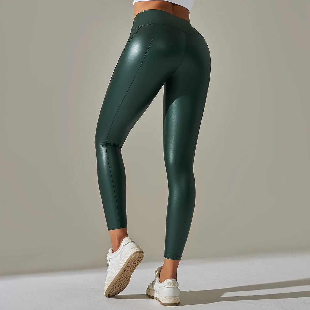 Women Sexy Skinny PU Leather Pants High Waist