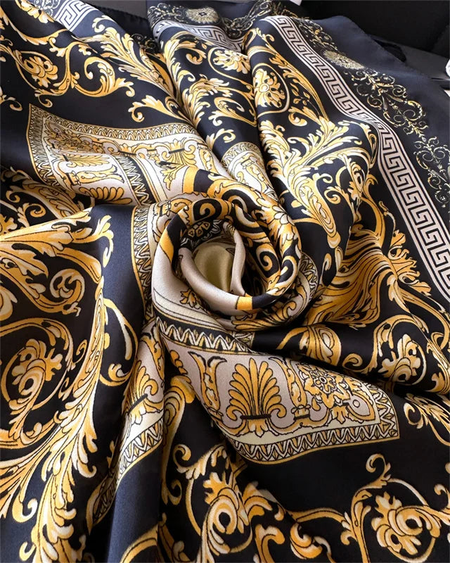 70X70cmPrinted Women's Scarf Pashmina Silk Scarf
