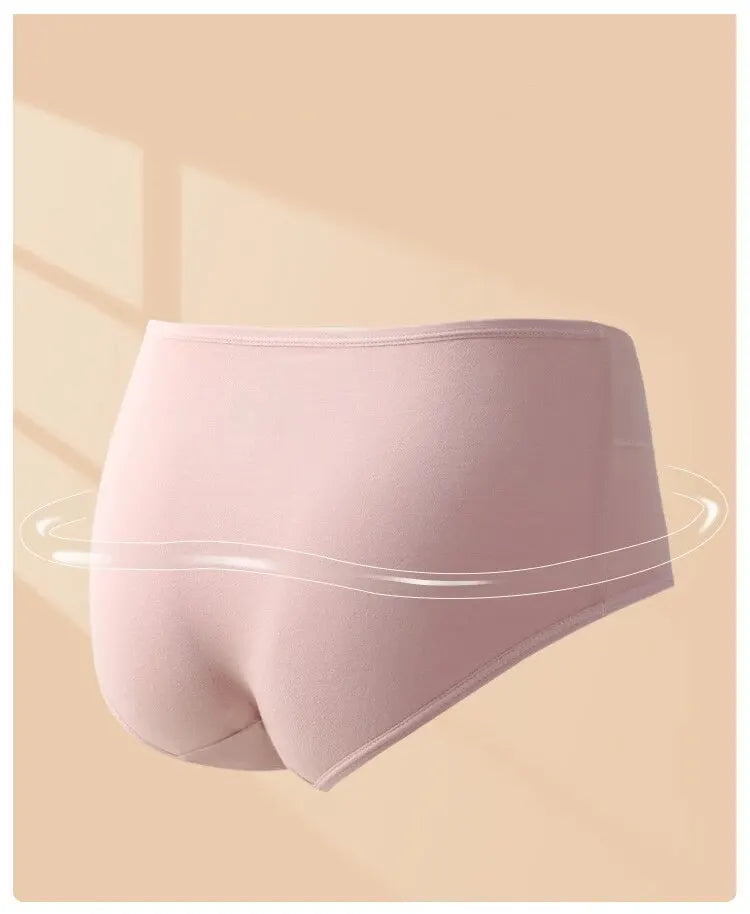 4Pcs Women's Panties High Waist Underwear