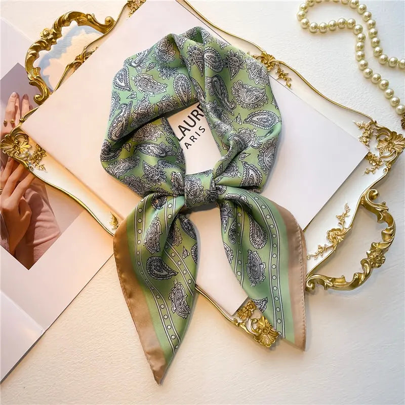 70cm Silk Feeling Square Scarf