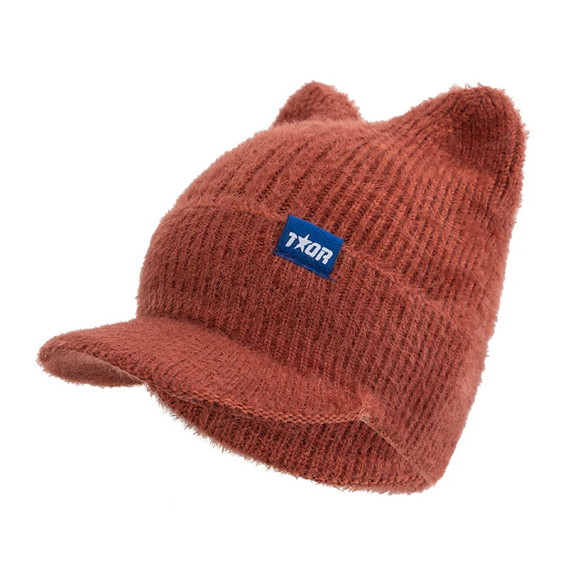 Cute Cat Ear Beanie Hats