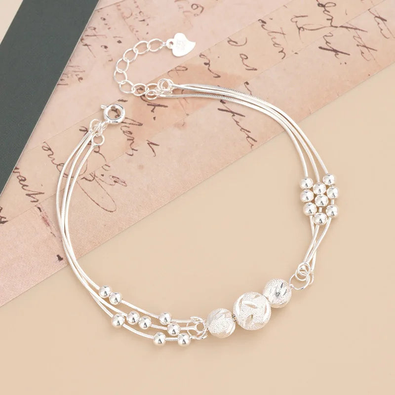 925 Sterling Silver Heart Shaped Bracelet