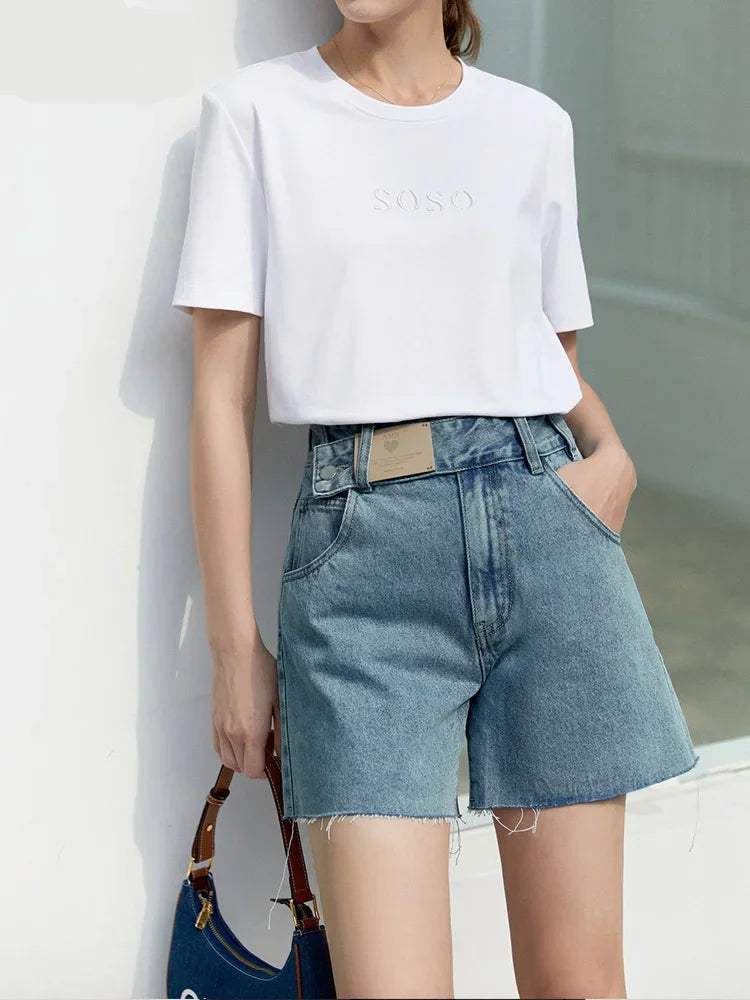 Minimalism Summer New Fashion Design Jeans for Women