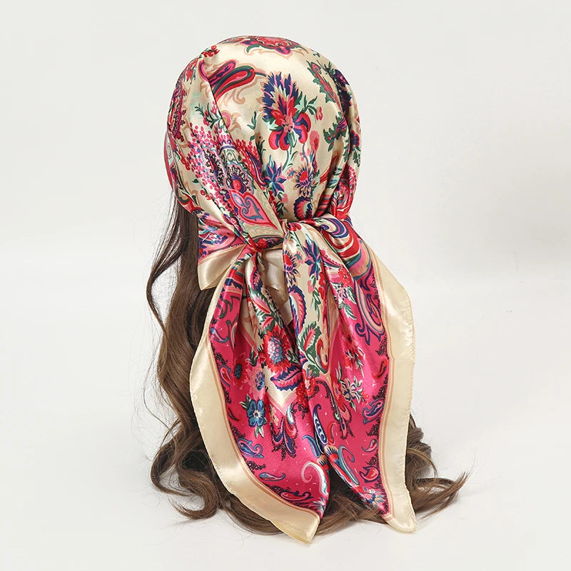 Satin Square Scarf